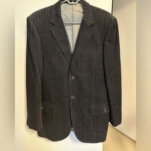 Uffizi Velvet Striped Blazer NWOT